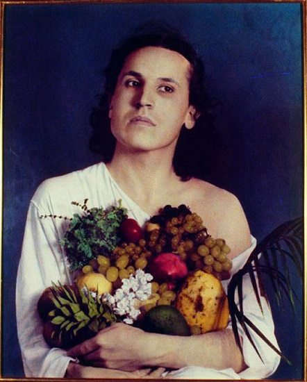 1977 Giovane con frutta D'après caravaggio
