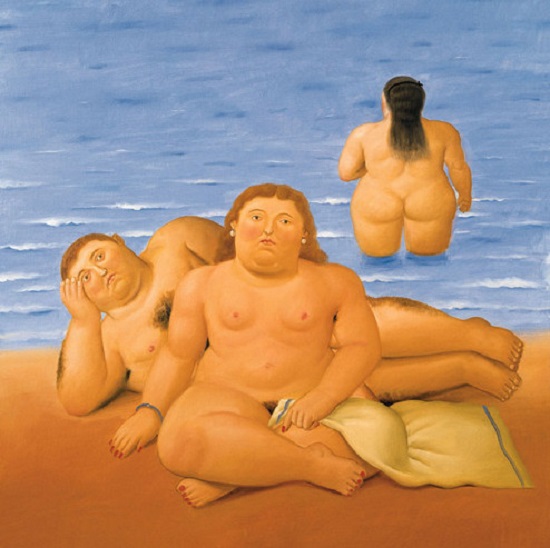  Fernando Botero, La spiaggia