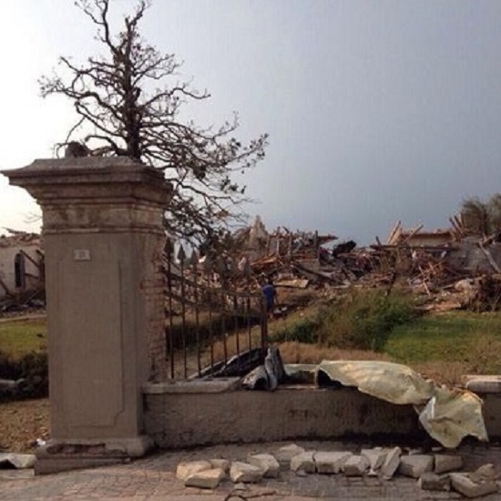 - Villa Fini dopo il tornado