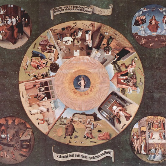 I sette vizi capitali, Hieronymus Bosch