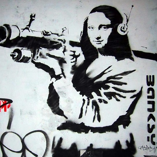 Mona Lisa di Banksy