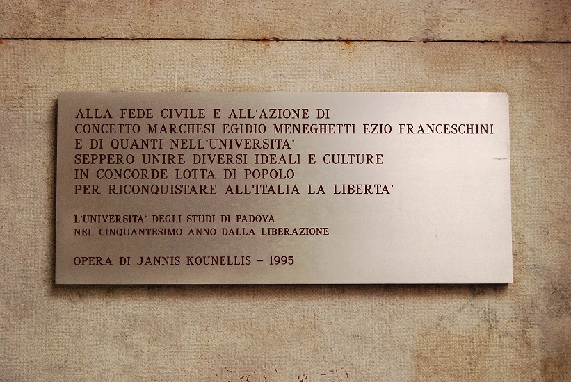 Jannis Kounellis. Monumento alla Liberazione - 1995 