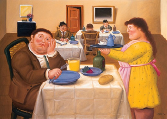  Fernando Botero, Il commensale