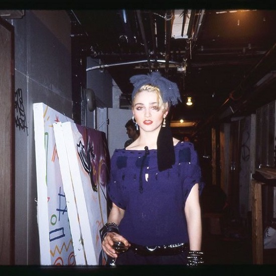 Madonna allo Studio 54 per l'evento Fiorucci 