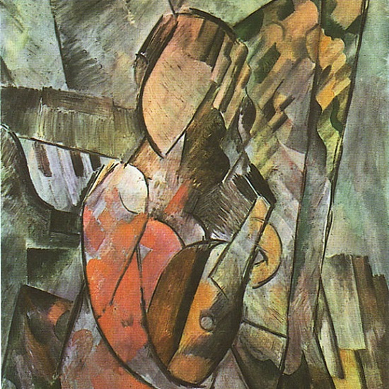 Pablo Picasso, Donna con mandolino