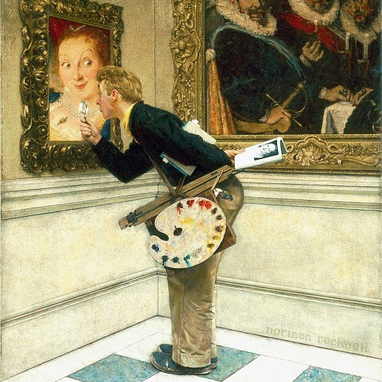 Norman Rockwell - The Art Critic