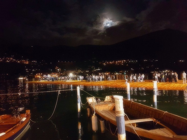 The floating piers, Christo - foto di Margherita Tonolini